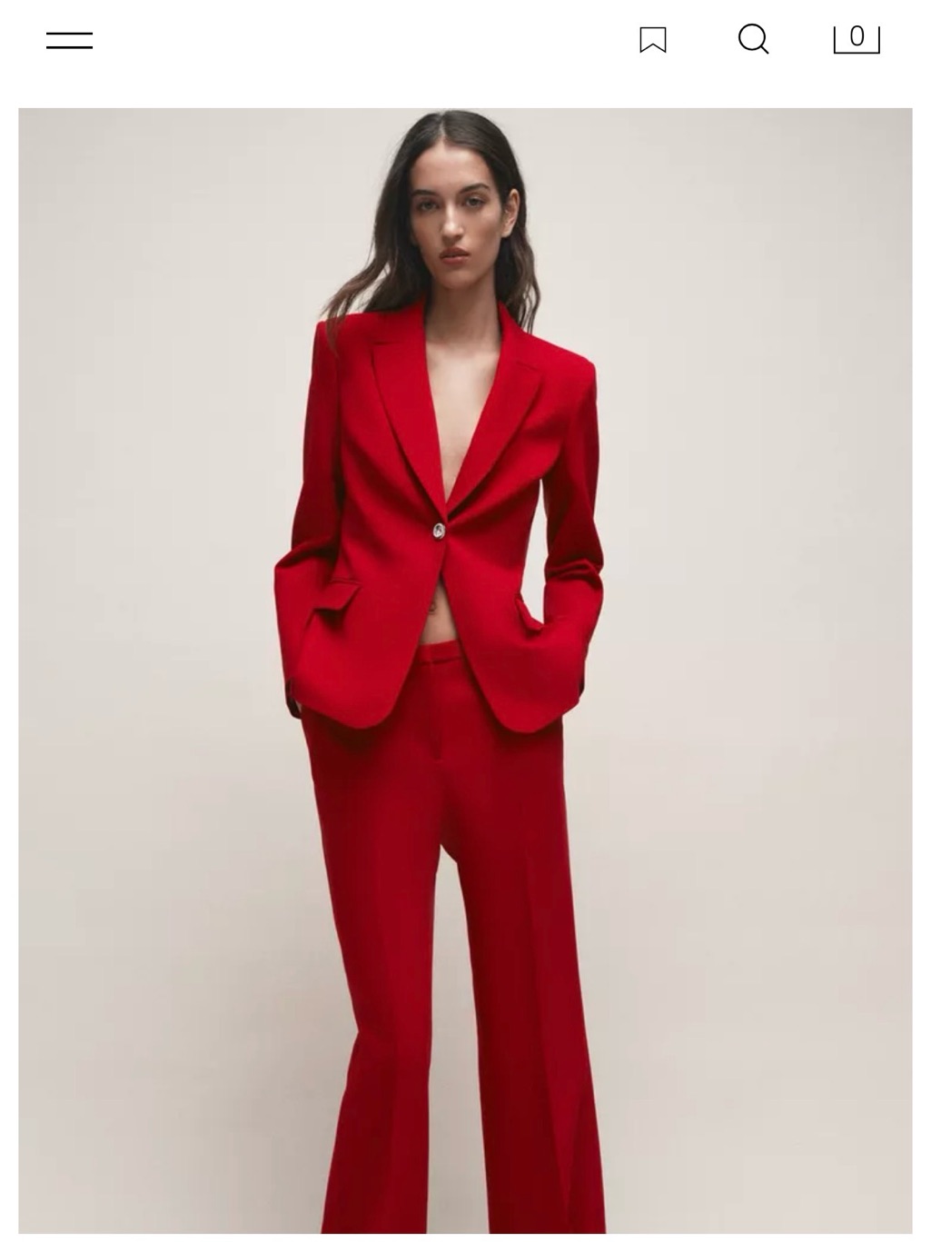 Zara Red Suit